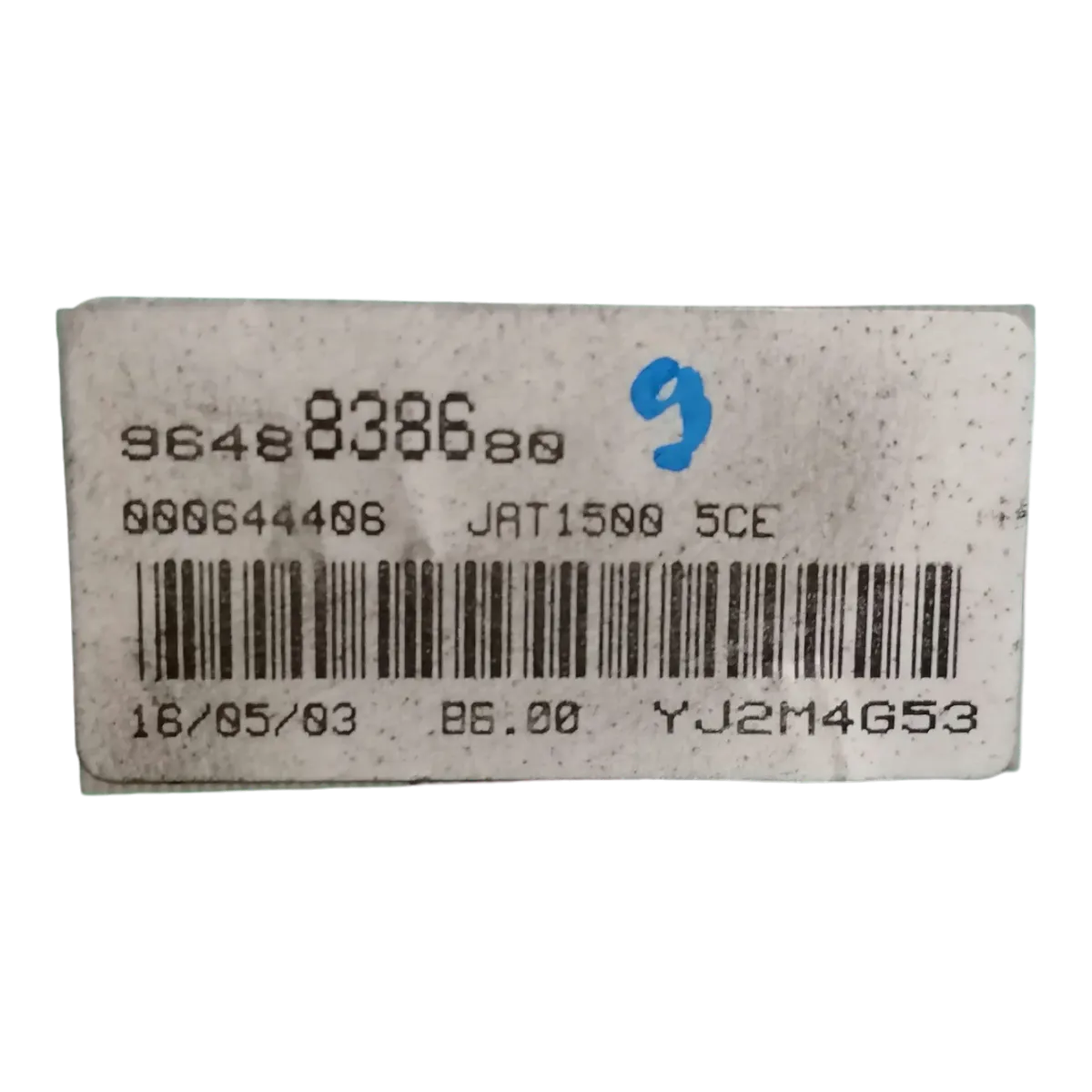 Peugeot 206 CC  00-08   kilometar sat/brzinomjer    9648838680   000644406