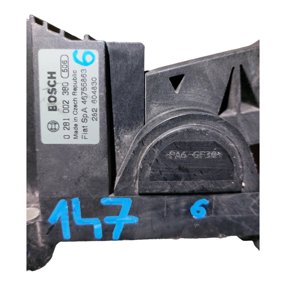 Alfa Romeo  147   01-10  pedala gasa/potenciometar gasa  46755863    0281002380