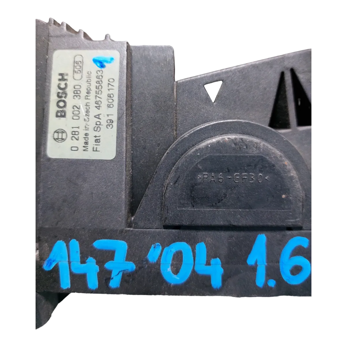 Alfa Romeo  147   01-10  pedala gasa/potenciometar gasa  46755863    0281002380