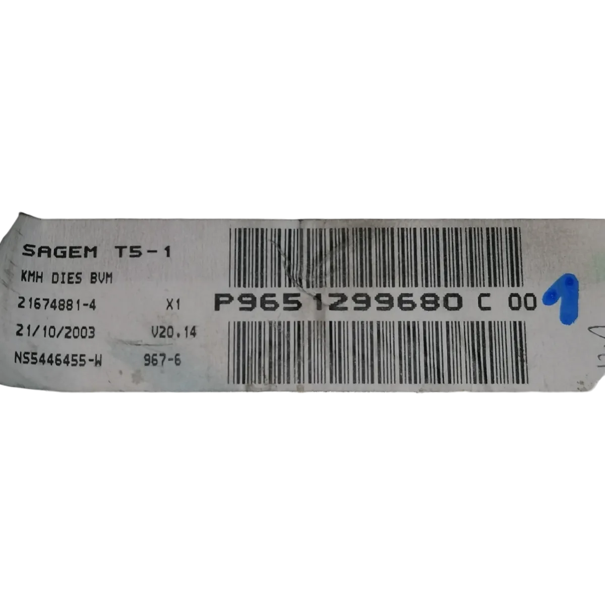 Peugeot  307  00-09    kilometar sat/brzinomjer   9651299680   216748814