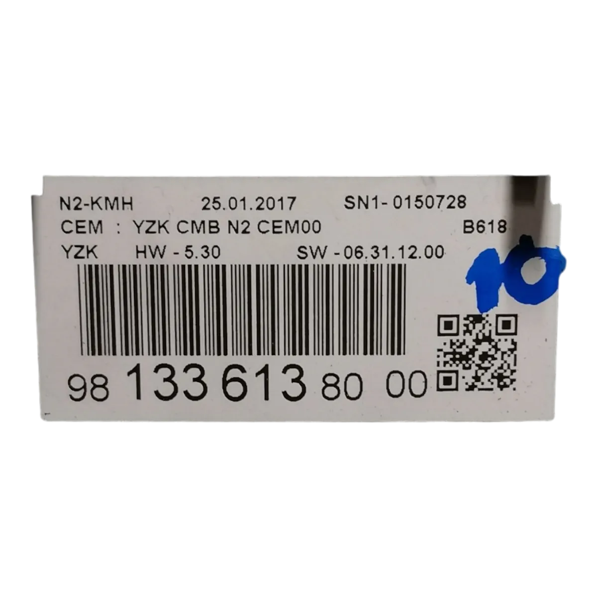 Citroen  C3  B618   16-     kilometar sat/brzinomjer   9813361380