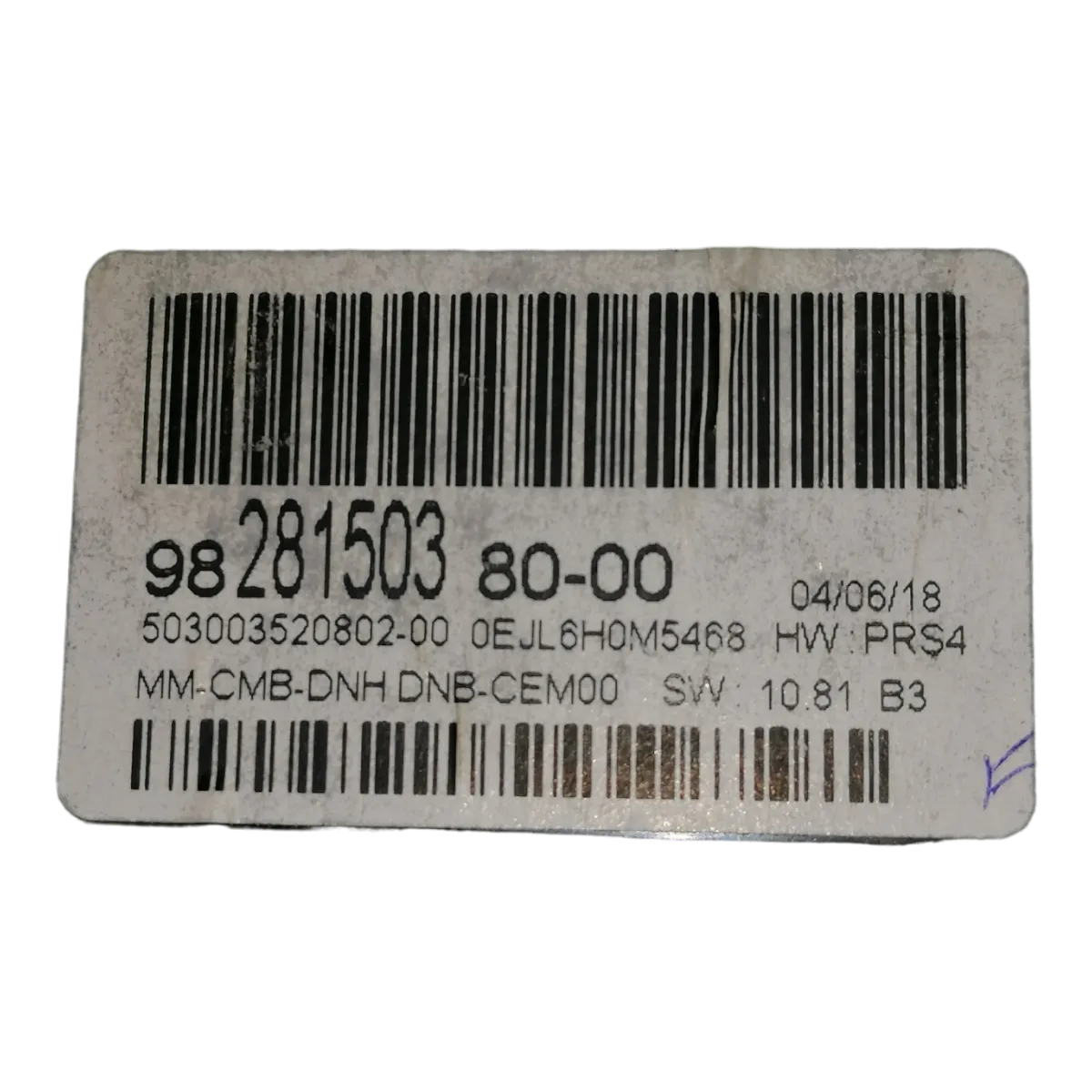 Peugeot 5008  P87   17-     kilometar sat/brzinomjer   9828150380   503003520802