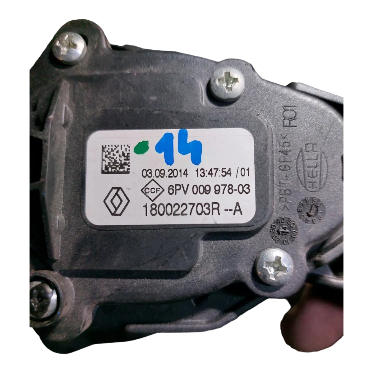 Dacia Sandero II   12-      pedala gasa/potenciometar gasa  180022703R  6PV00997803