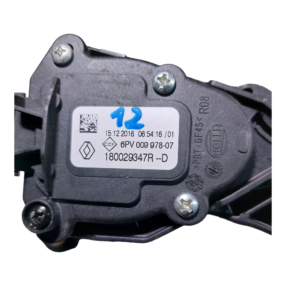 Renault Captur   13-19    pedala gasa/potenciometar gasa  180029347R  6PV00997807