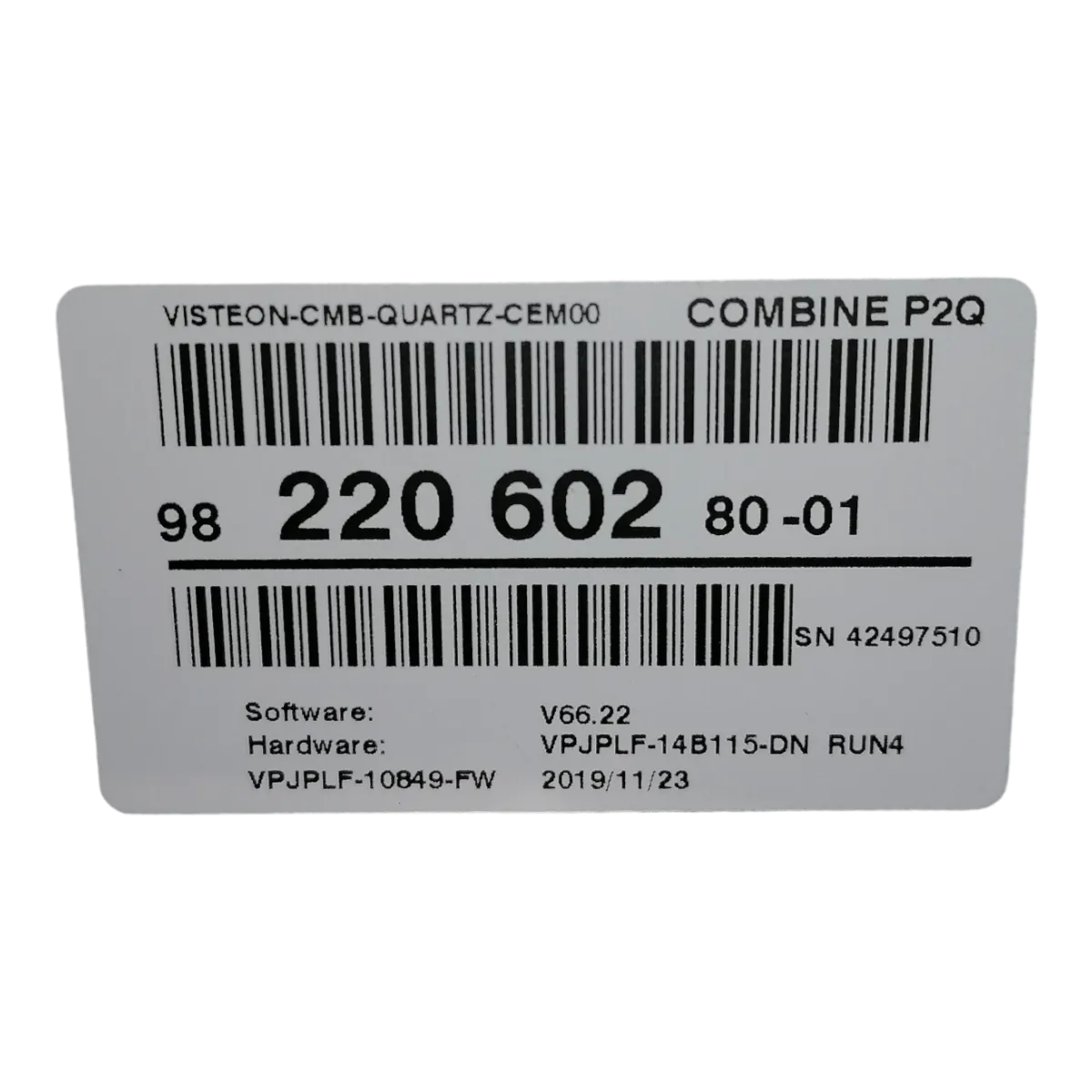 Peugeot 208 P21E   19-      kilometar sat/brzinomjer    9822060280