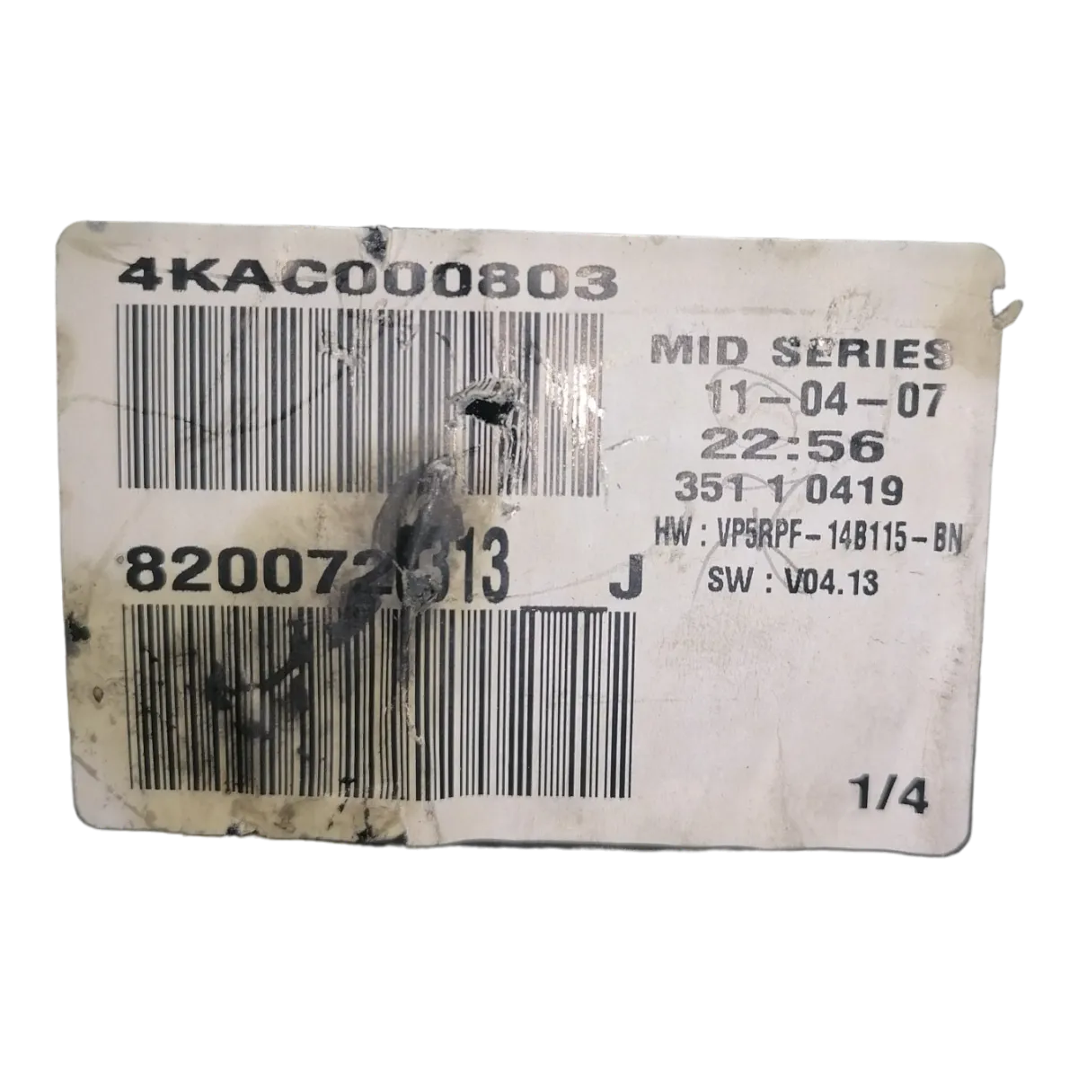 Renault Megane II   02-08   kilometar sat/brzinomjer   8200720313   35110419
