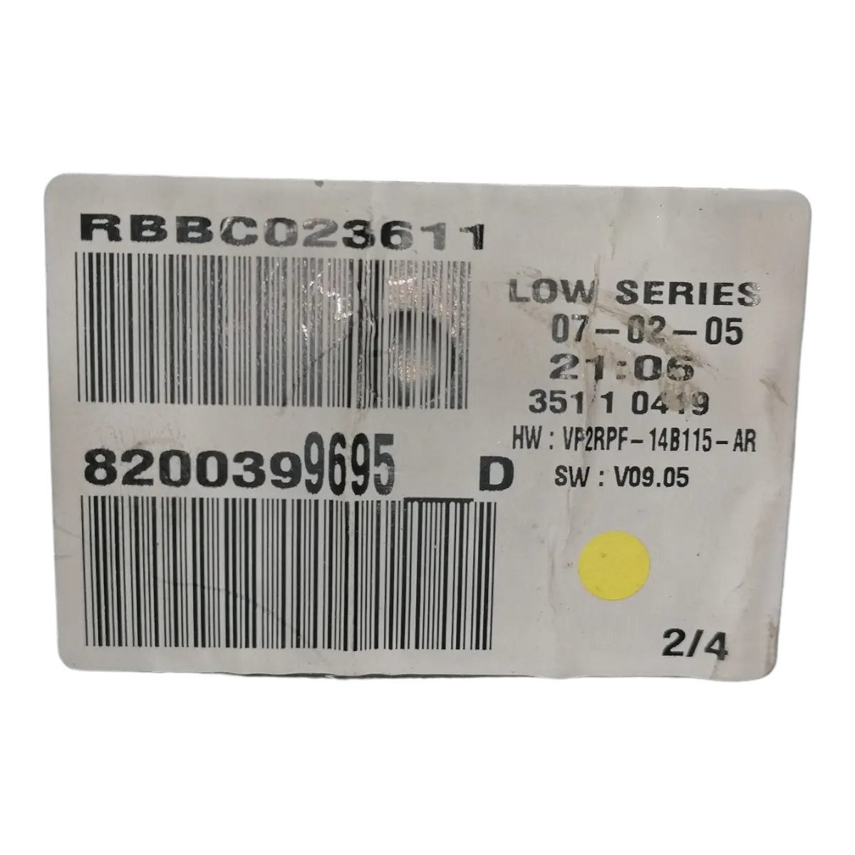 Renault Megane II    02-08   kilometar sat/brzinomjer    8200399695   35110419