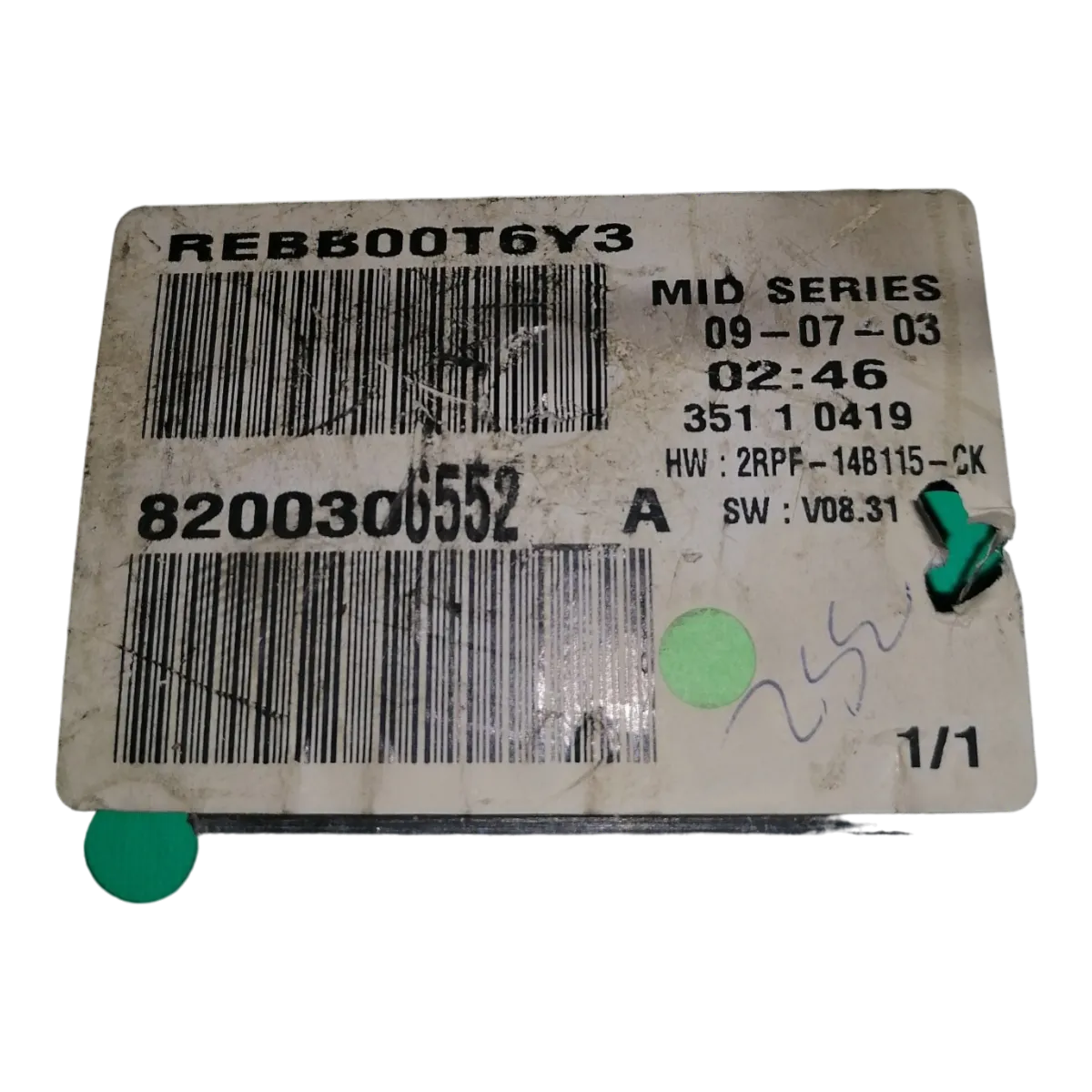 Renault Megane II    02-08   kilometar sat/brzinomjer   8200306552   35110419