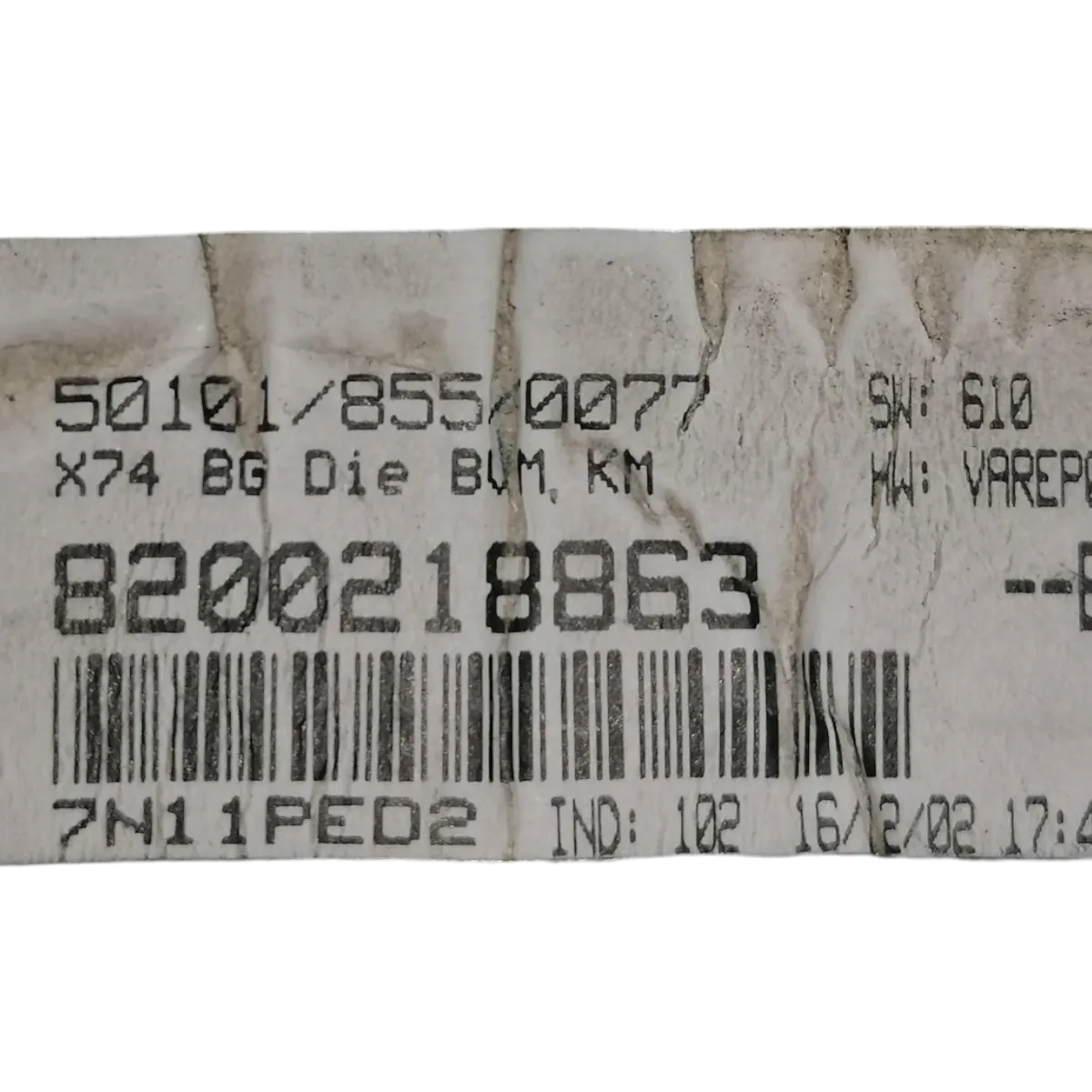 Renault Laguna II 00-07  kilometar sat/brzinomjer    8200218863   501018550077