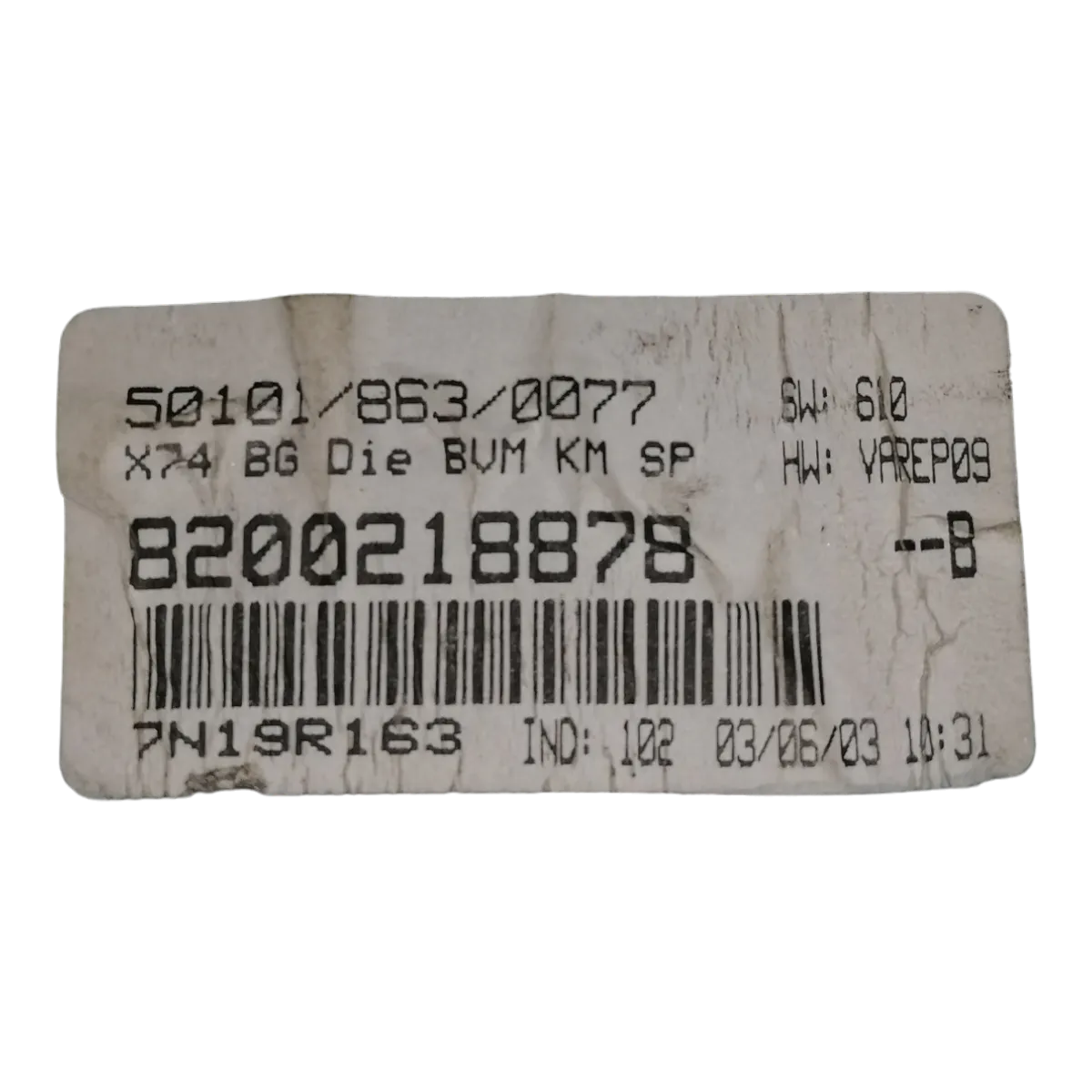 Renault Laguna II 00-07  kilometar sat/brzinomjer   8200218878   501018630077