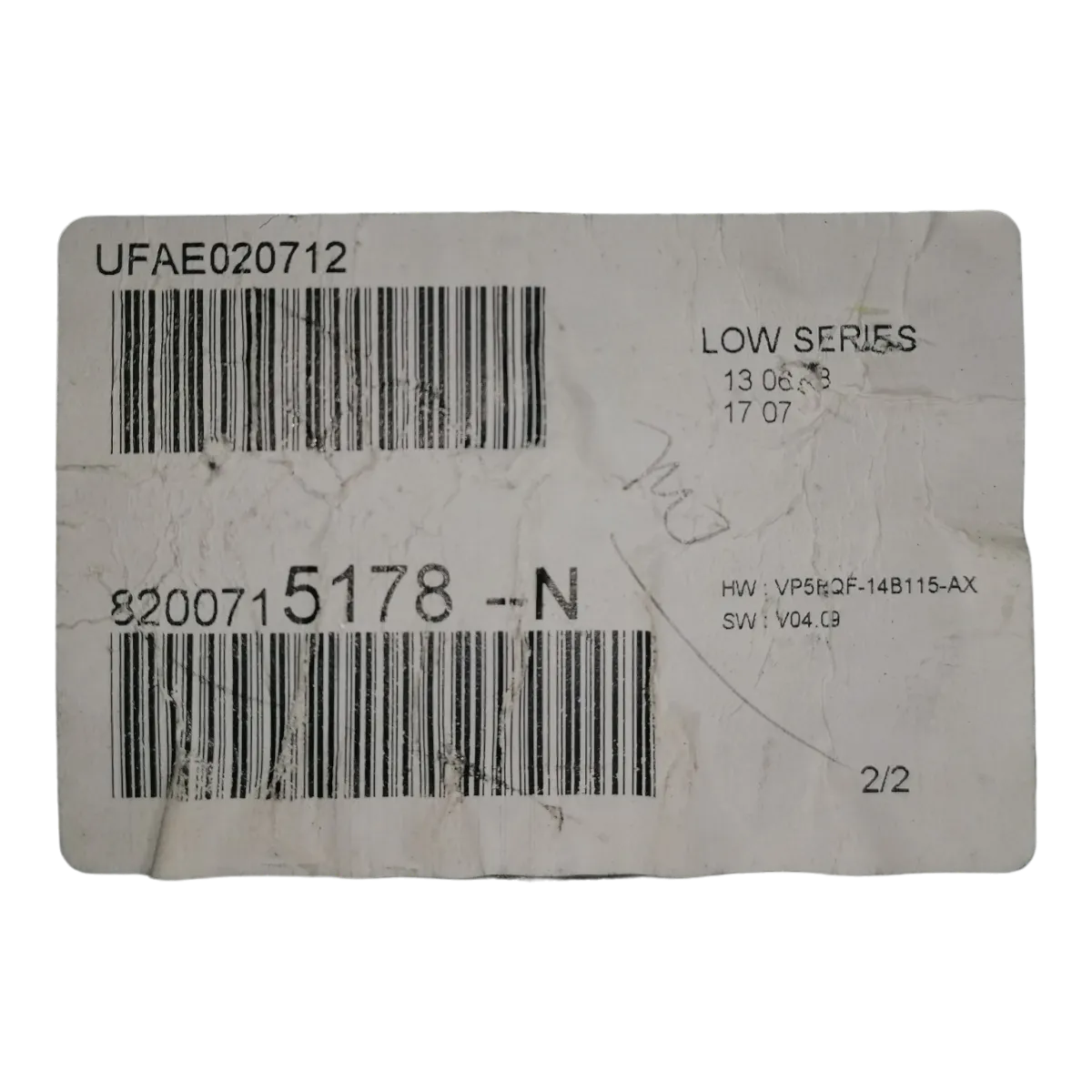 Renault Clio III   05-12   kilometar sat/brzinomjer    8200715178