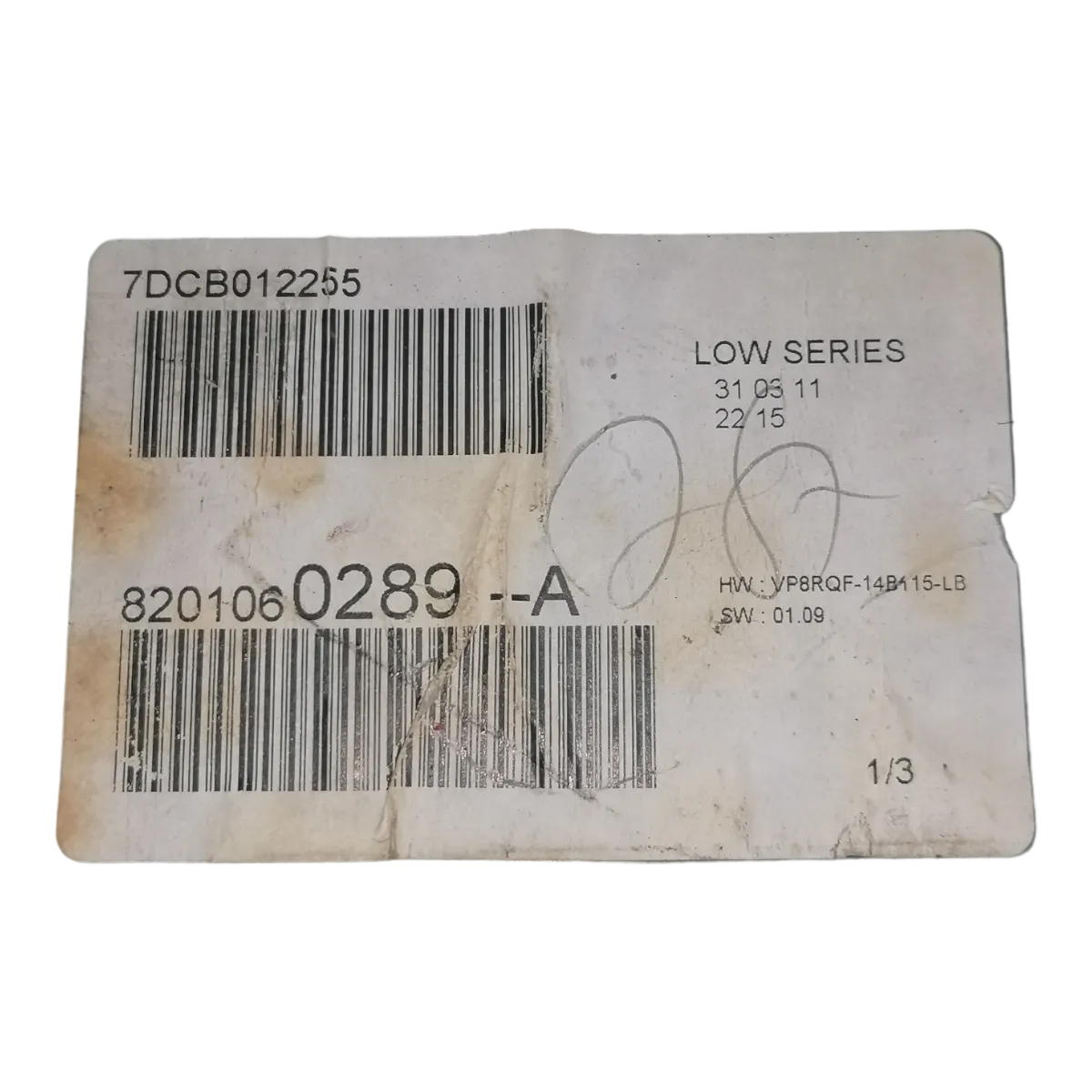 Renault Clio III   05-12   kilometar sat/brzinomjer    8201060289