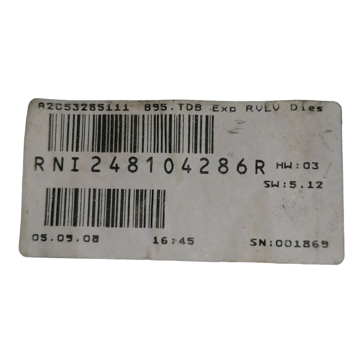 Renault Megane III  08-16   kilometar sat/brzinomjer    248104286R   A2C53285111