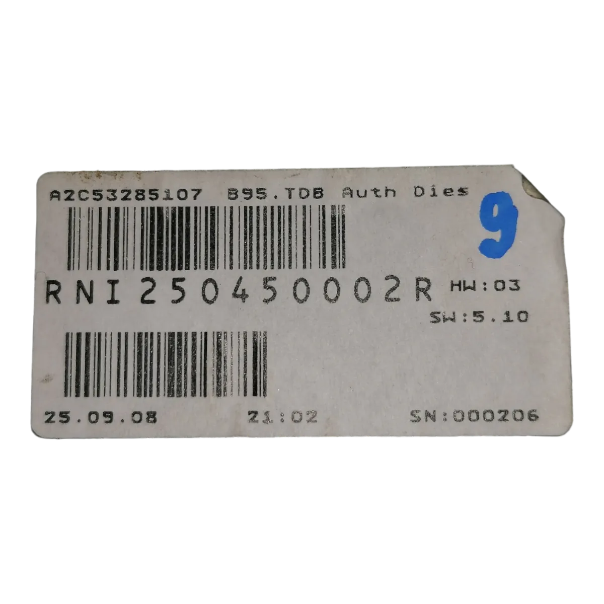 Renault Megane III  08-16   kilometar sat/brzinomjer    250450002R   A2C53285107