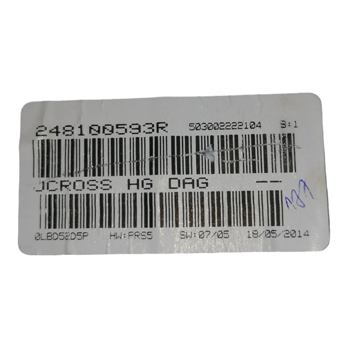 Renault Scenic III   08-15   kilometar sat/brzinomjer    248100593R   503002222104