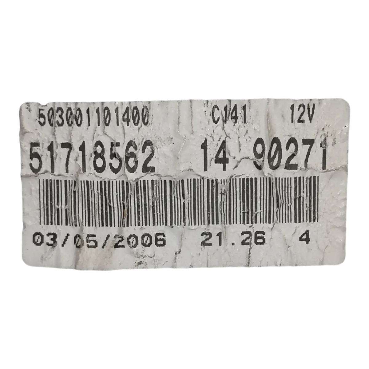 Fiat Punto Grande   05-15  kilometar sat/brzinomjer    51718562   503001101400