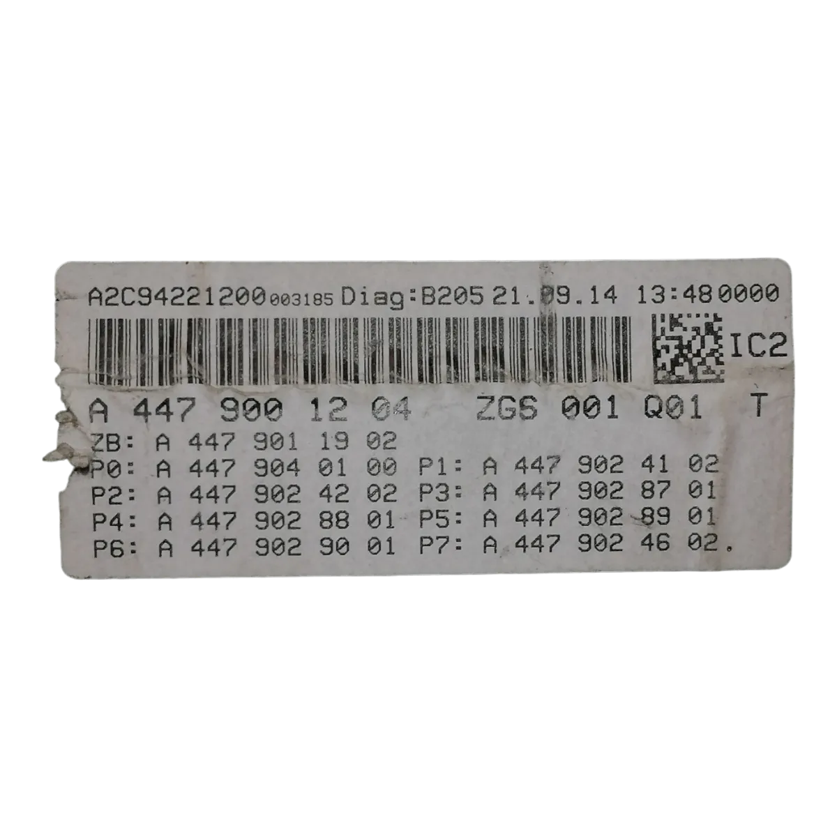 Mercedes-Benz   V-CLASS  W447  14-   kilometar sat/brzinomjer   A4479001204  A4479011902  A4479040100