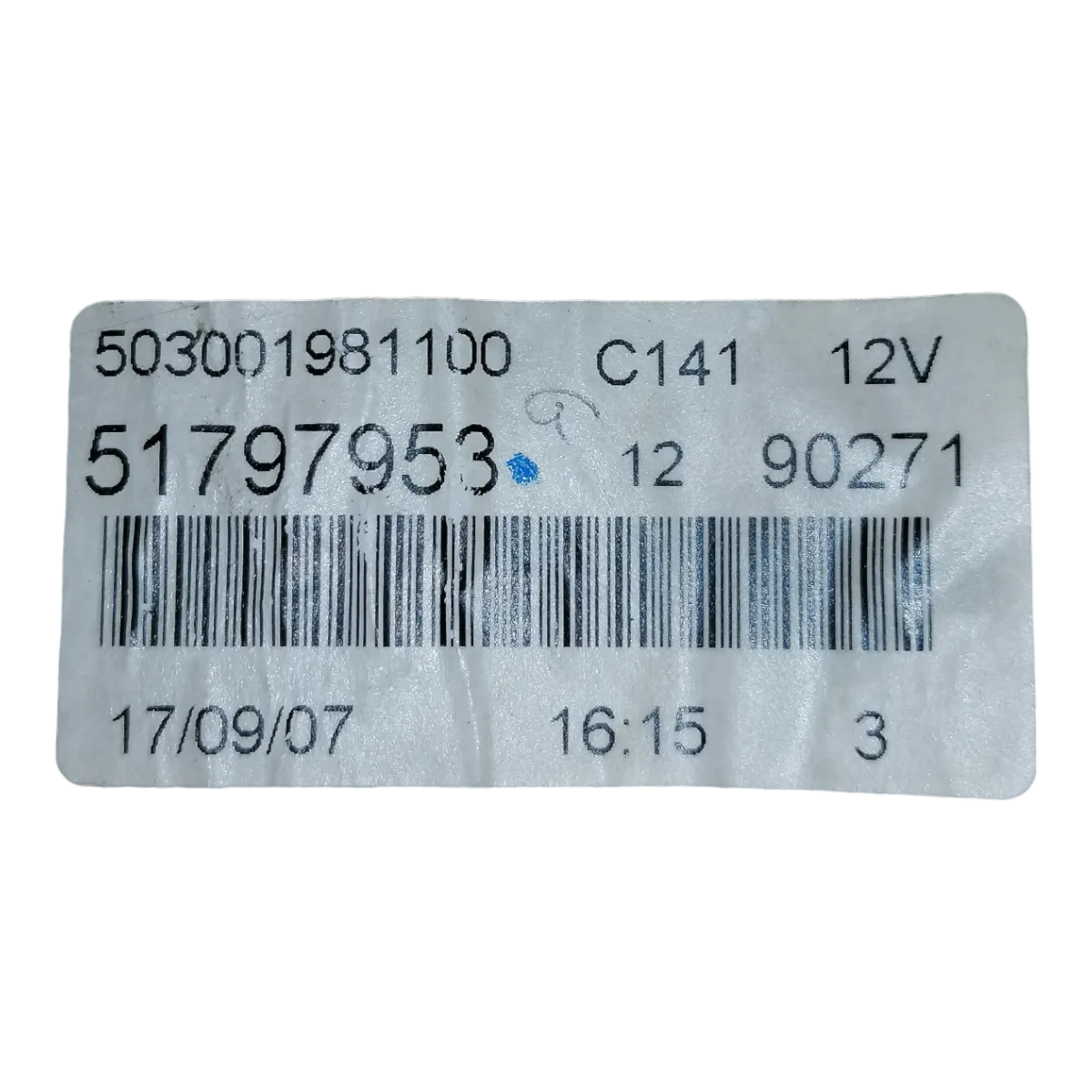 Fiat Bravo II  07-14   kilometar sat/brzinomjer    51797953   503001981100