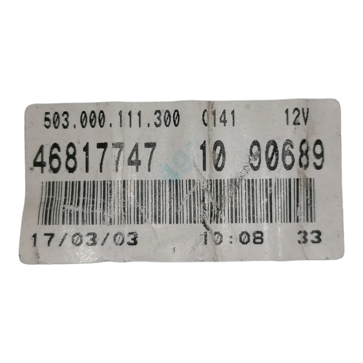 Fiat Doblo   00-10   kilometar sat/brzinomjer   46817747   503000111300