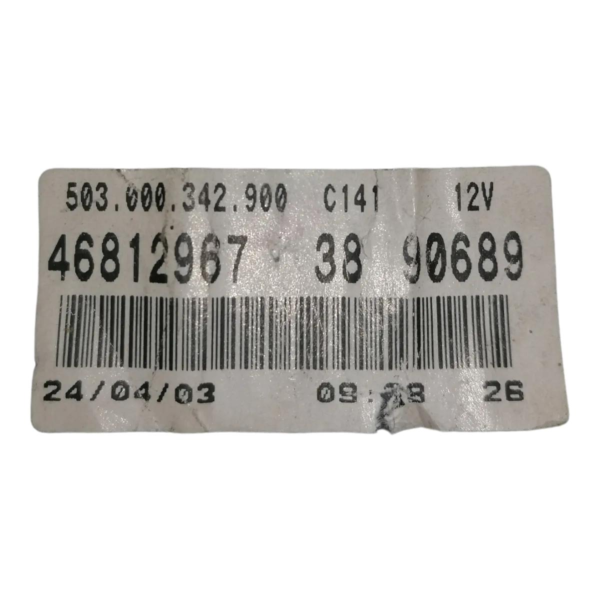 Fiat Punto II    99-11  kilometar sat/brzinomjer   46812967   503000342900