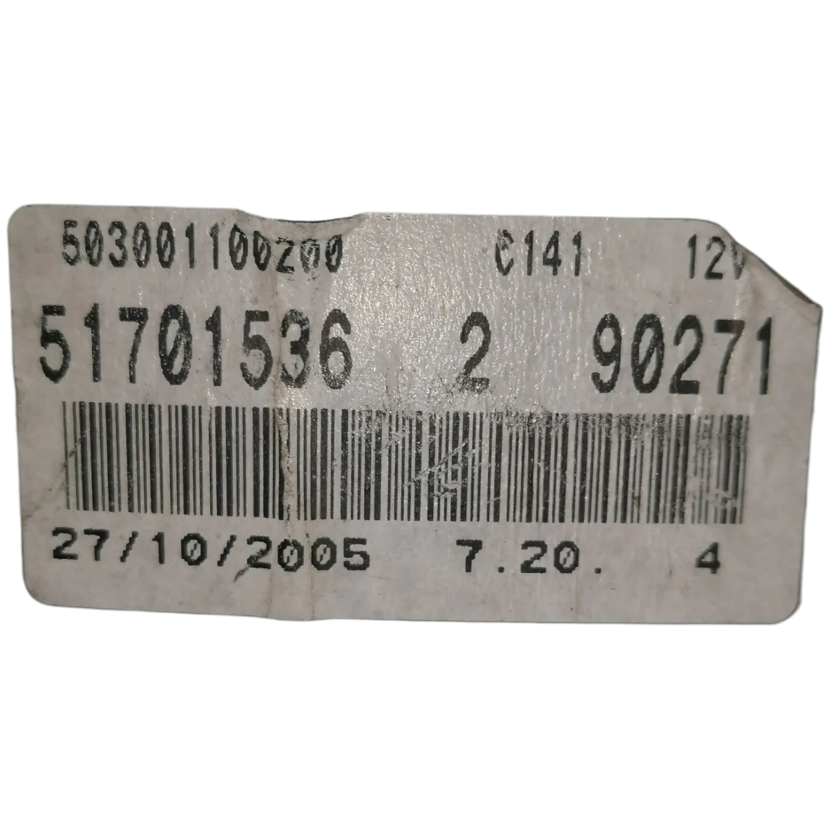 Fiat Punto Grande   05-15    kilometar sat/brzinomjer    51701536   503001100200