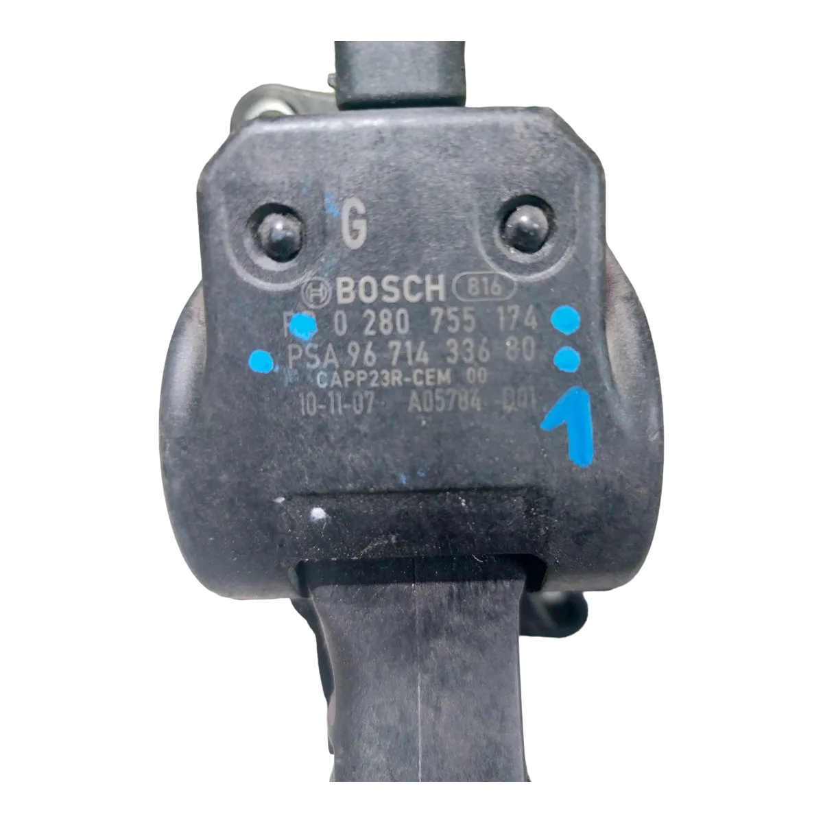 Peugeot 107  05-14  pedala gasa/potenciometar gasa   0280755174   9671433680