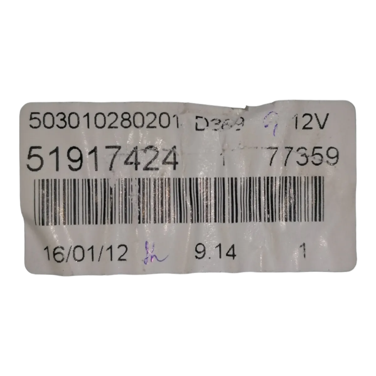 Fiat Punto Grande  Evo    09-15   kilometar sat/brzinomjer   51917424   503010280201