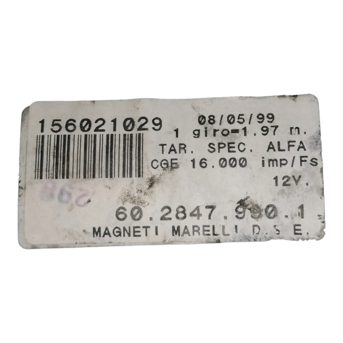 Alfa  Romeo 166   96-07    kilometar sat/brzinomjer   156021029   6028479901