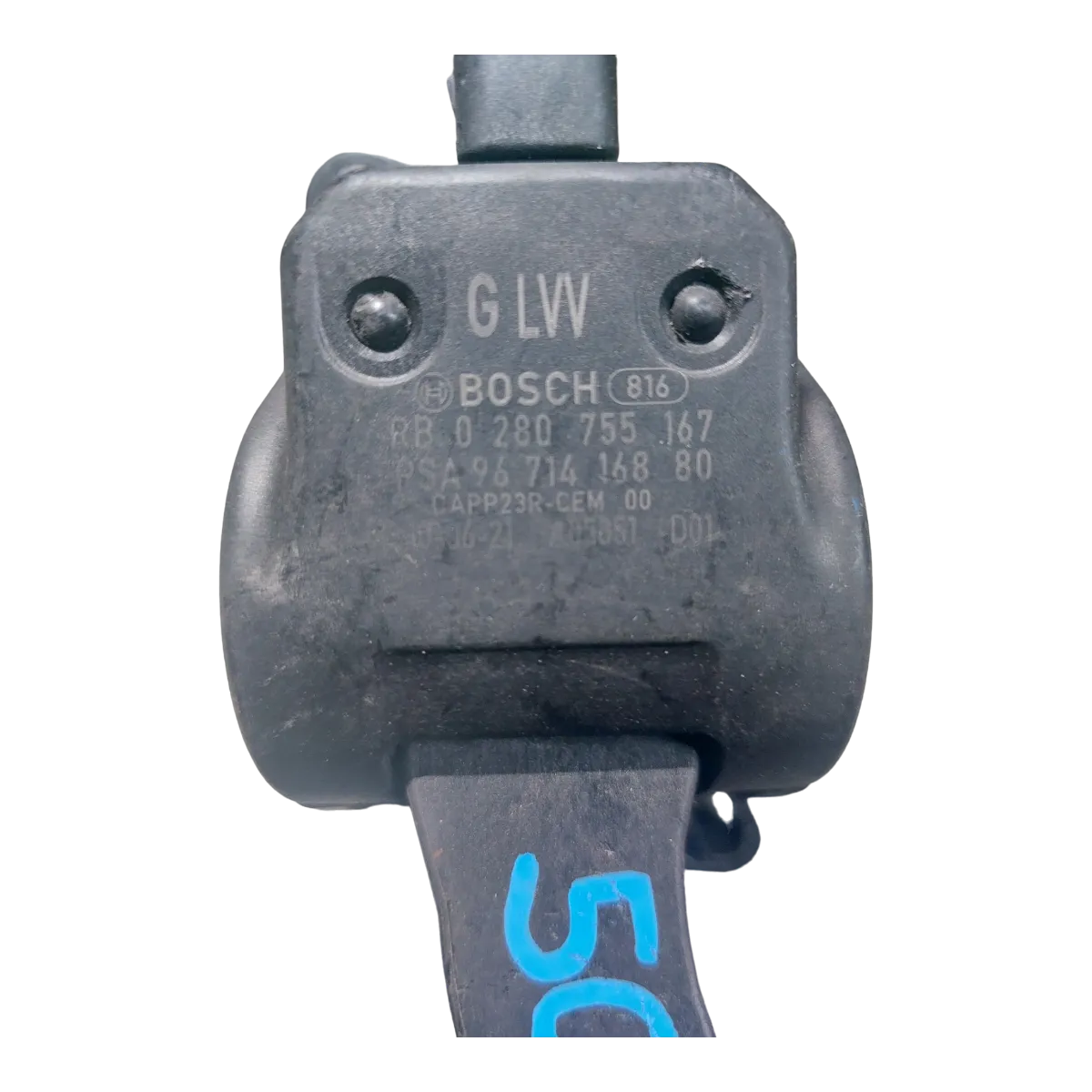Peugeot 5008 09-16 pedala gasa/potenciometar gasa 0280755167 9671416880