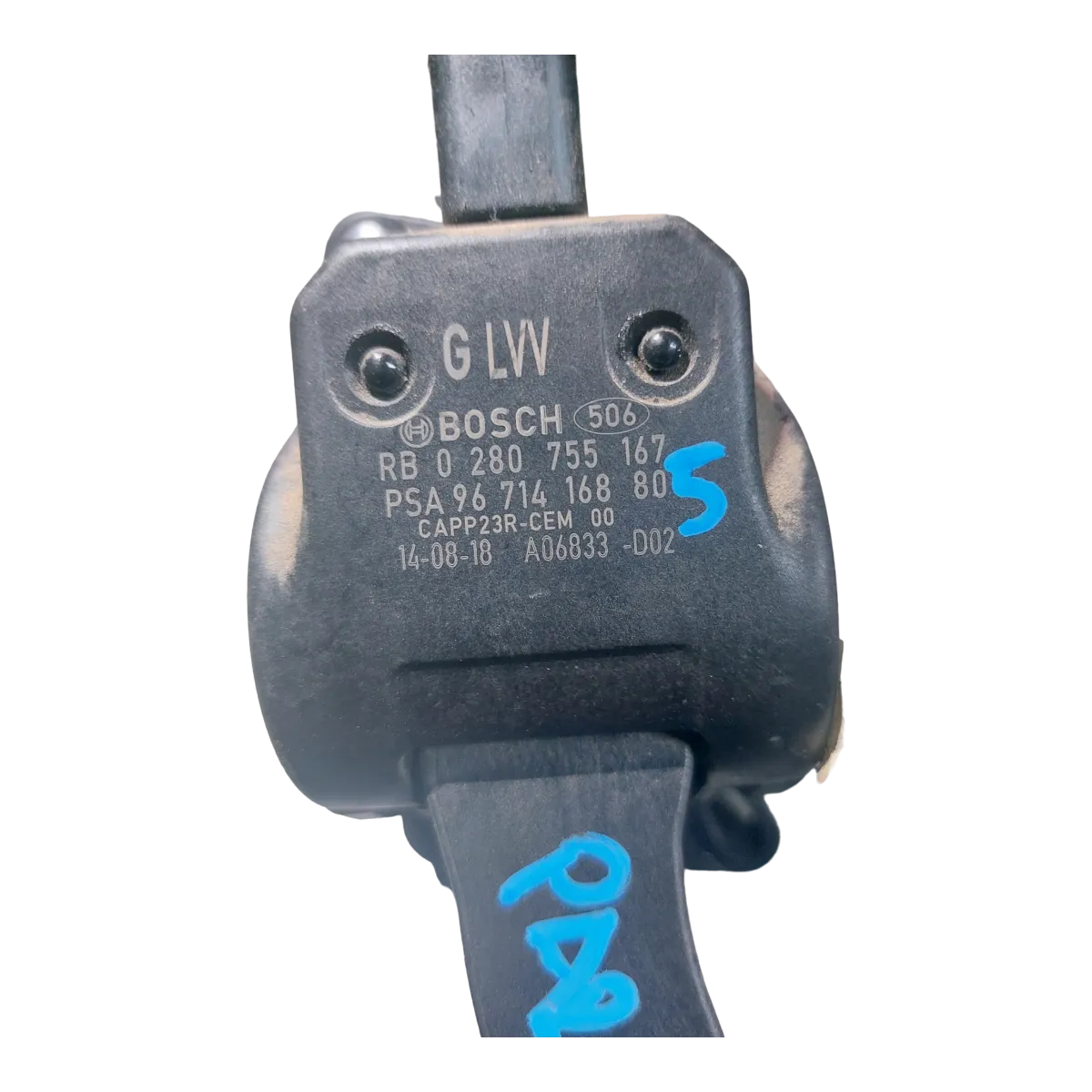 Peugeot Partner III  08-18    pedala gasa/potenciometar gasa  0280755167   9671416880