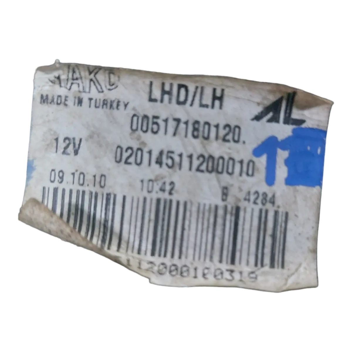 Fiat Punto Grande  3 vrata 05-12  maglenka zadnja lijeva   517180120