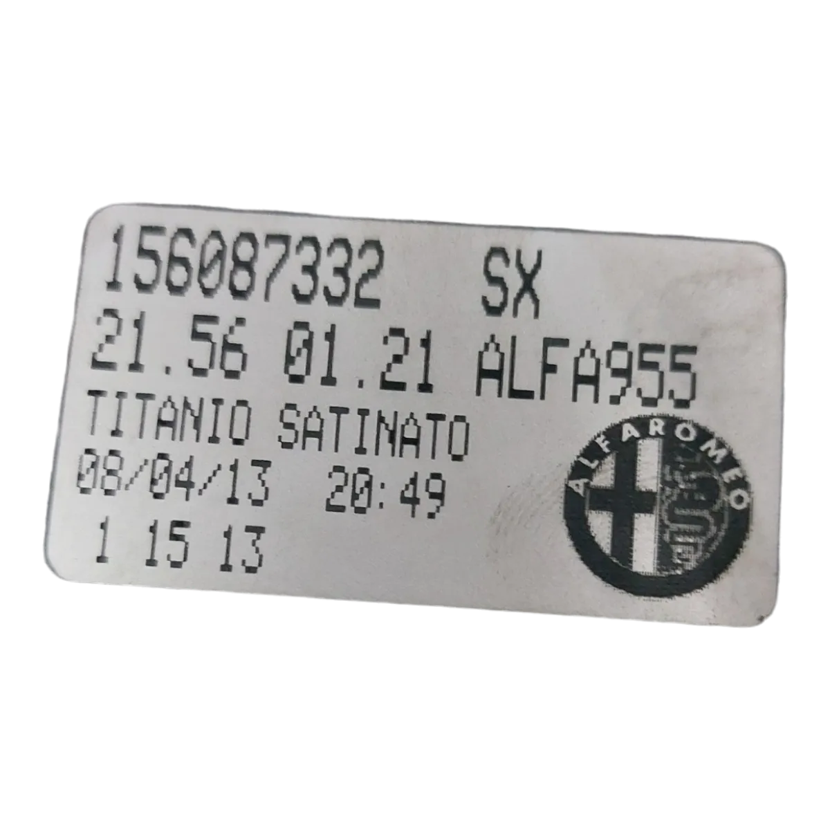 Alfa Romeo MiTo  08-18   lampa  zadnja lijeva  156087332