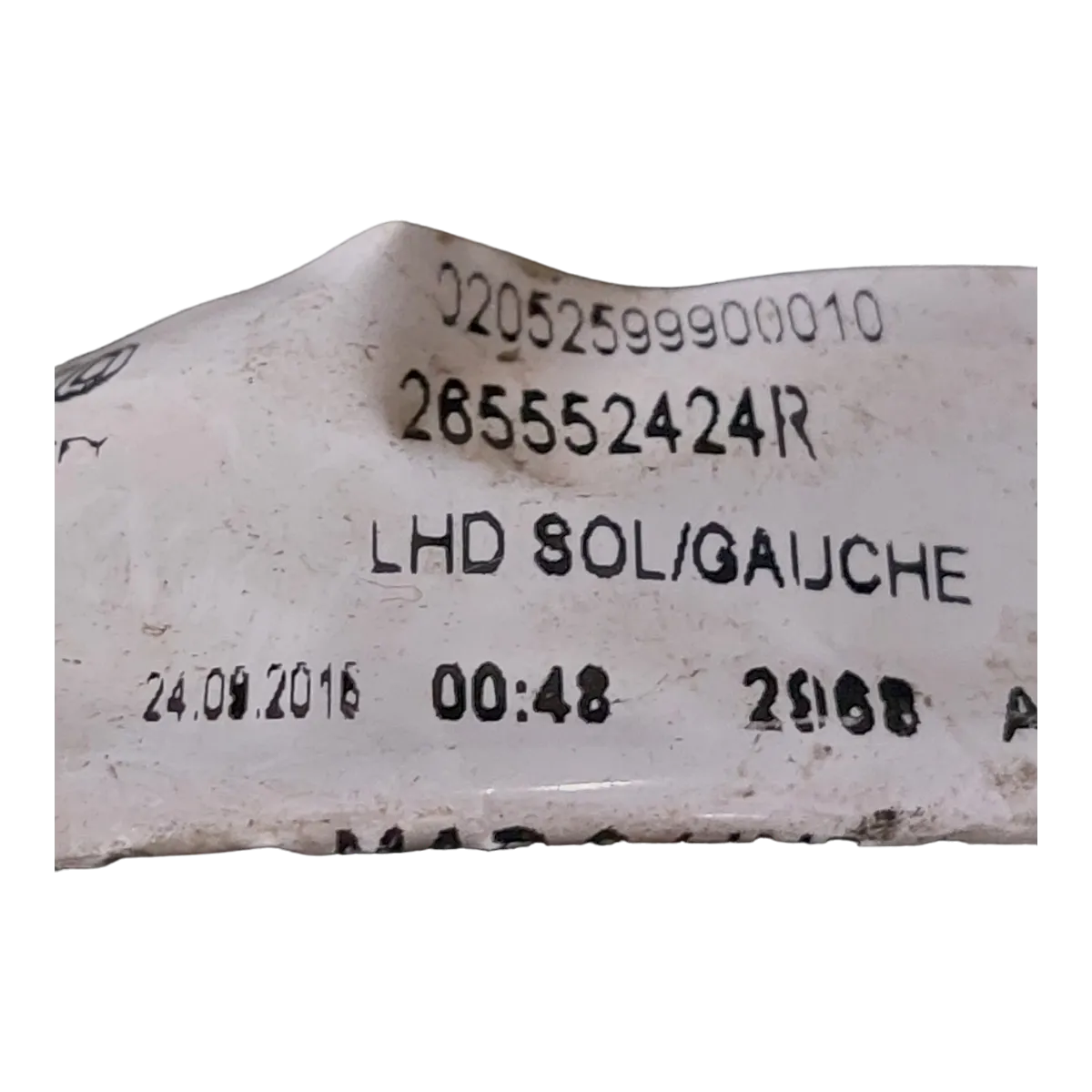 Renault Clio IV   12-16     lampa zadnja  lijeva  unutarnja  265552424R