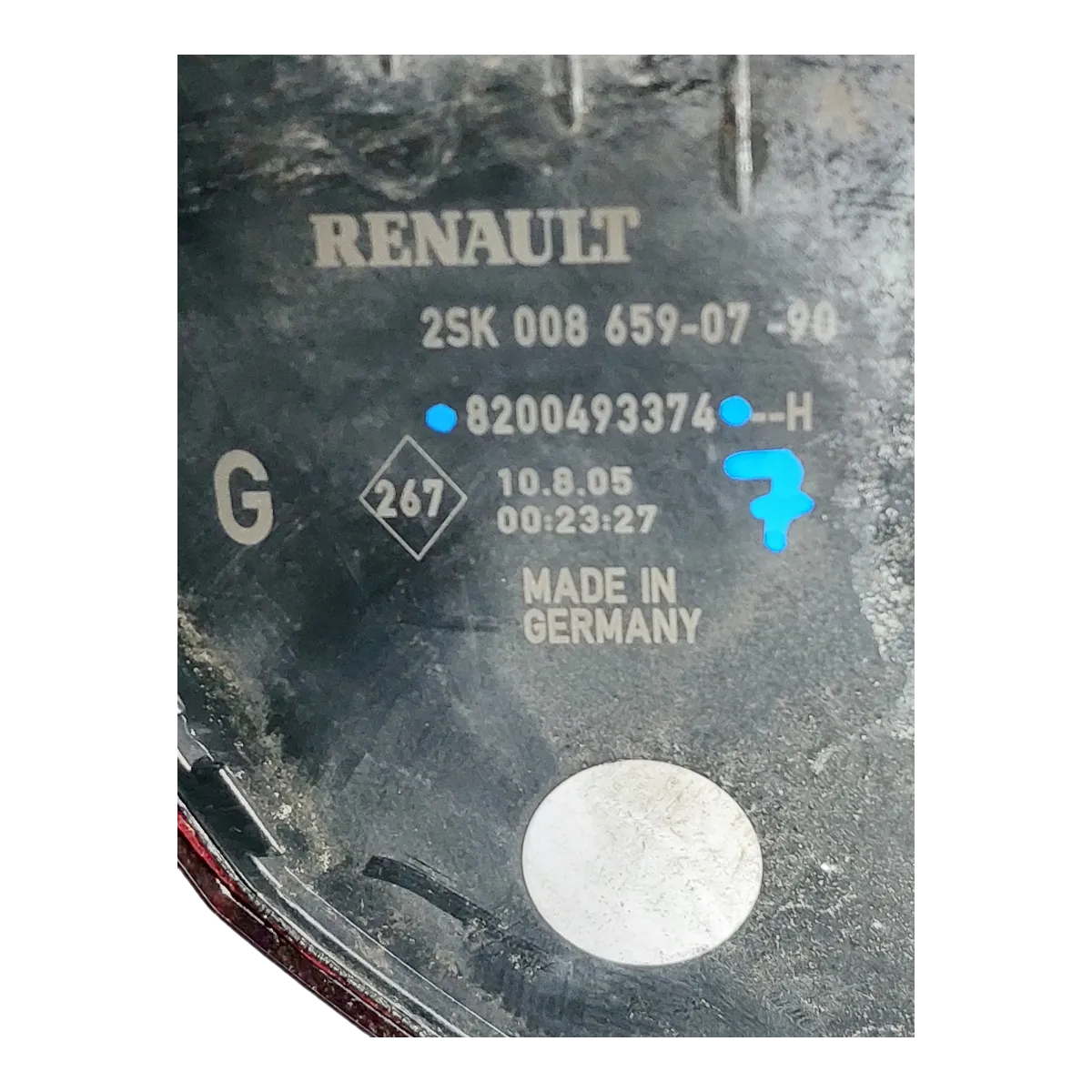 Renault Scenic II  03-06  lampa zadnja  lijeva   8200493374