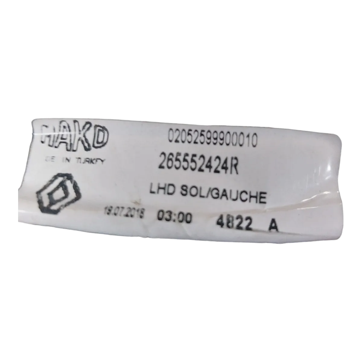 Renault Clio IV 12-16  lampa zadnja lijeva  unutarnja  265552424R