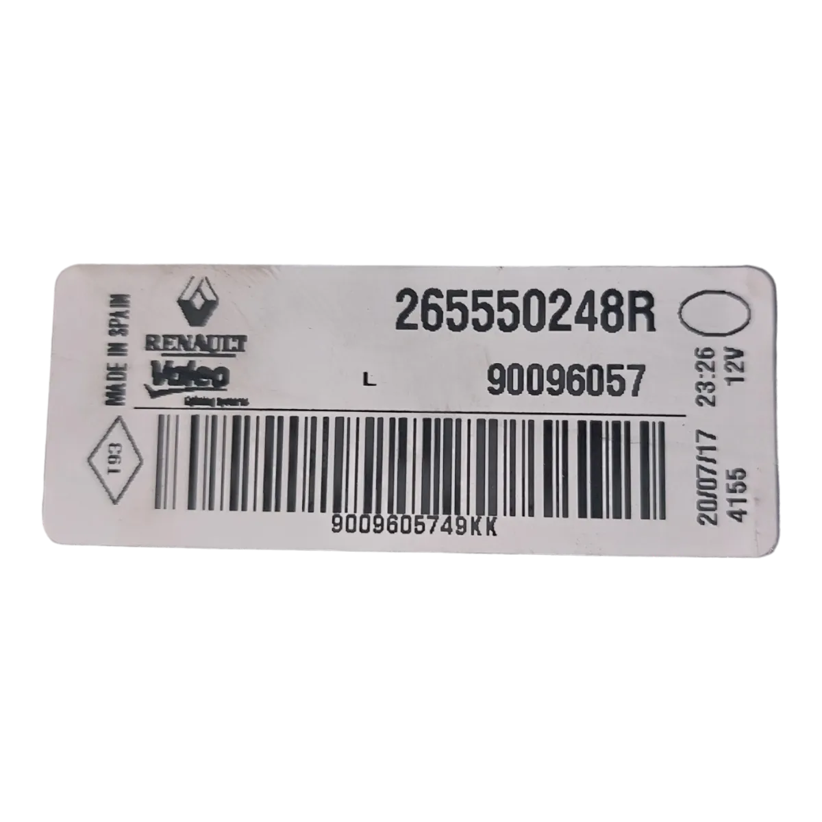 Renault Megane  IV   15-     lampa zadnja  lijeva  unutarnja   265550248R