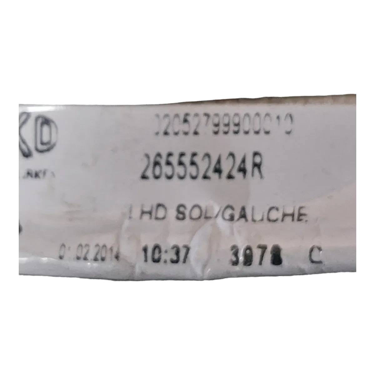 Renault Clio IV 12-16 lampa zadnja lijeva unutarnja unutarnja 265552424R