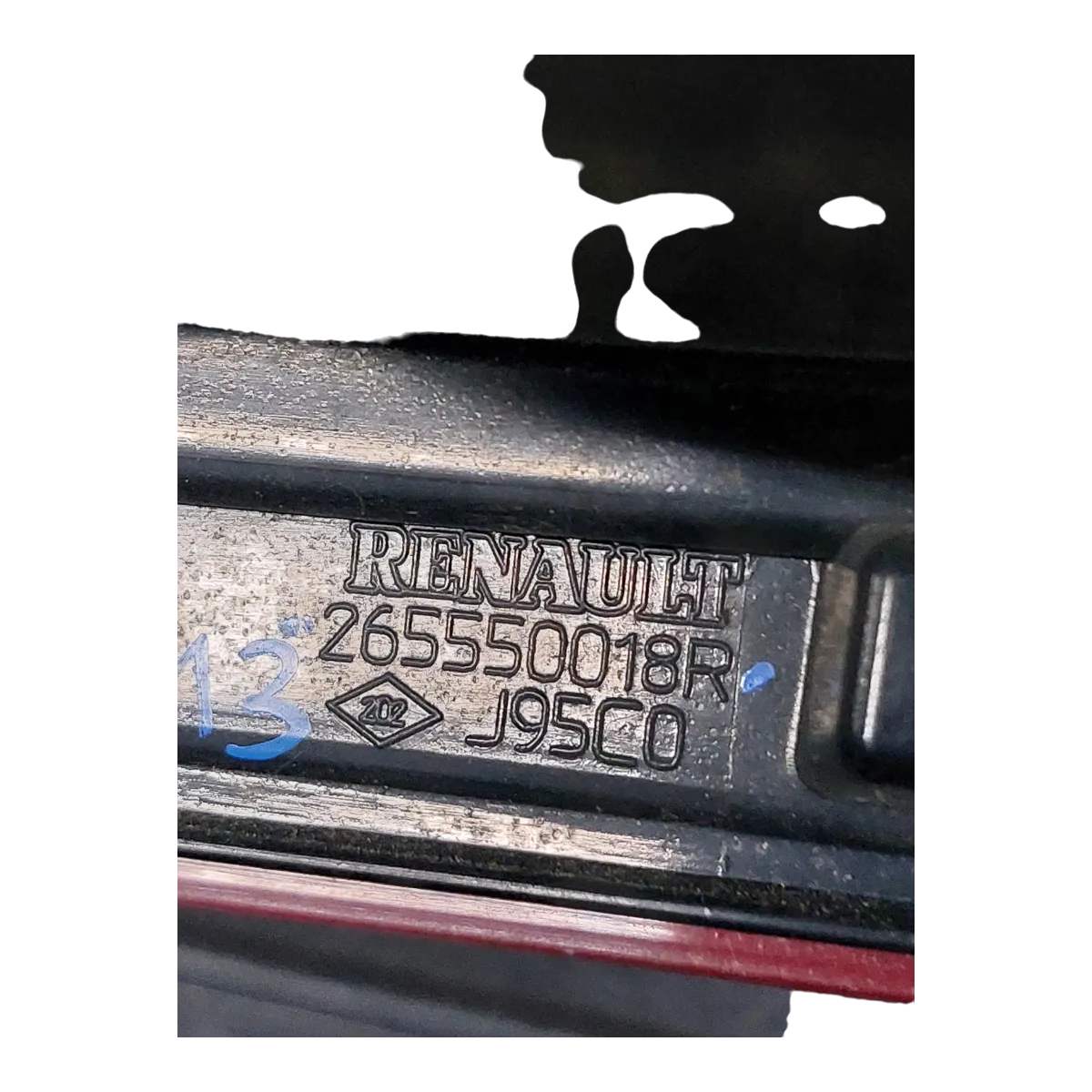 Renault Scenic III 09-16 lampa zadnja lijeva unutarnja 265550018R