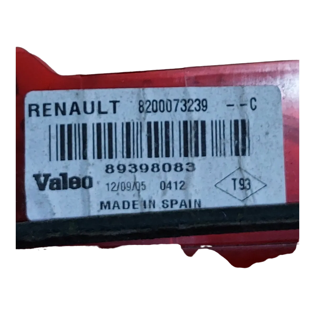 Renault Scenic II  03-09  lampa zadnja -stop svijetlo  8200073239