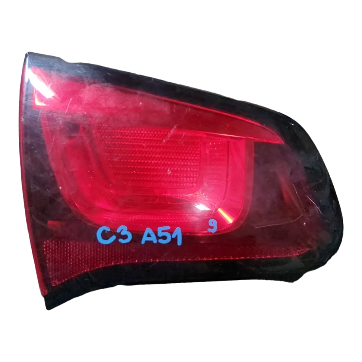 Citroen C3 A51 09-13  lampa zadnja lijeva  unutarnja  9685225580