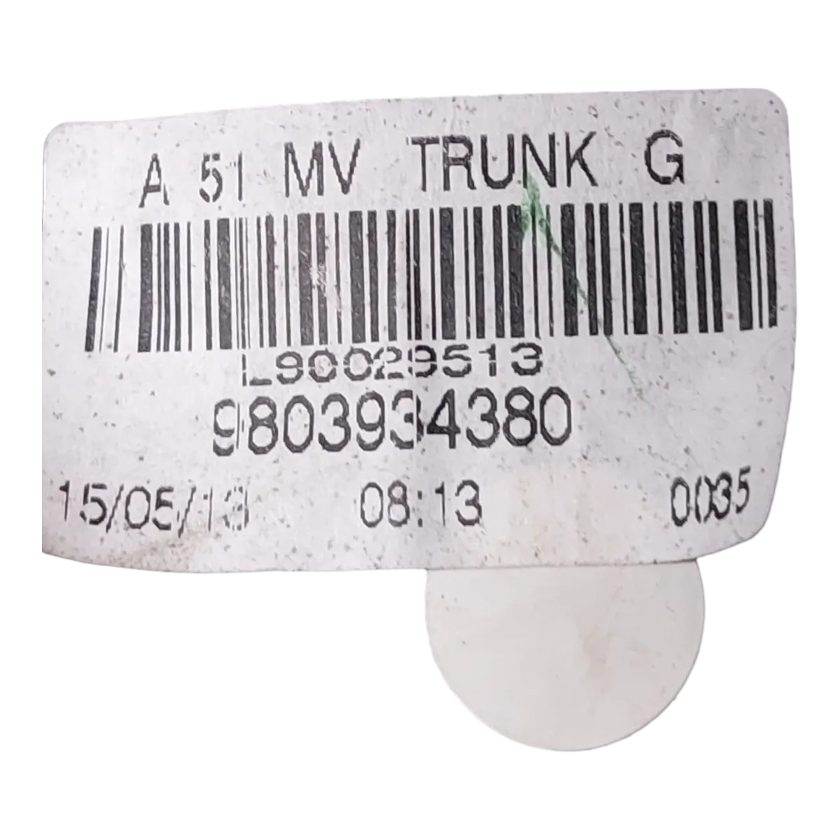 Citroen C3 A51 facelift 13-16 lampa zadnja lijeva unutarnja 9803934380