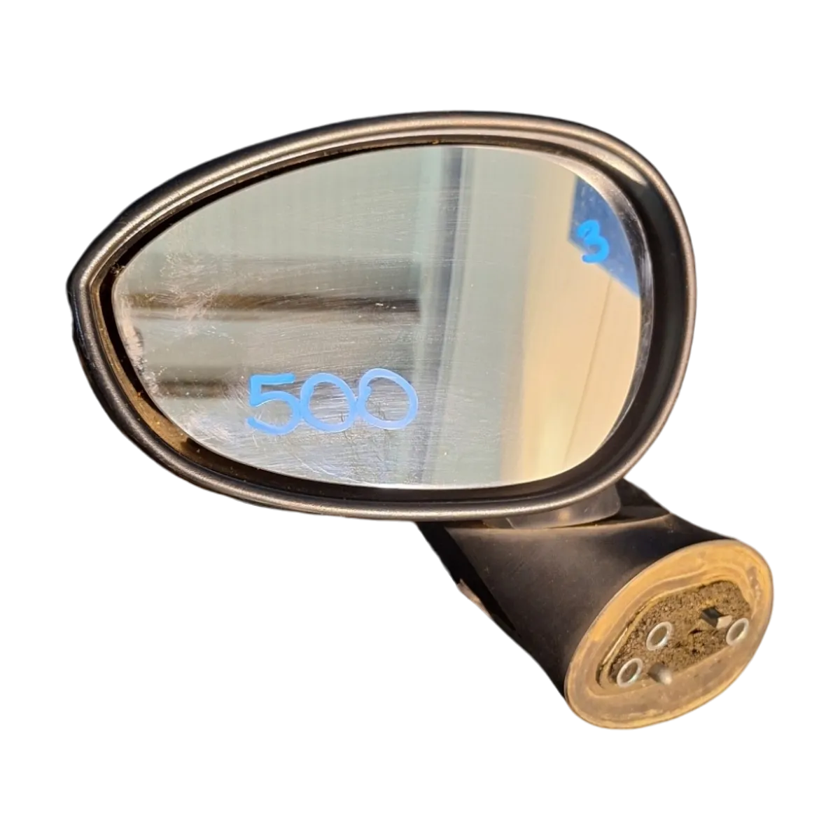 Fiat 500    07-   retrovizor/ogledalo  lijevi   3- pina    735655745