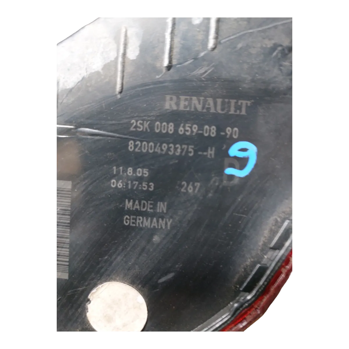 Renault Scenic II 03-06 lampa zadnja desna 8200493375