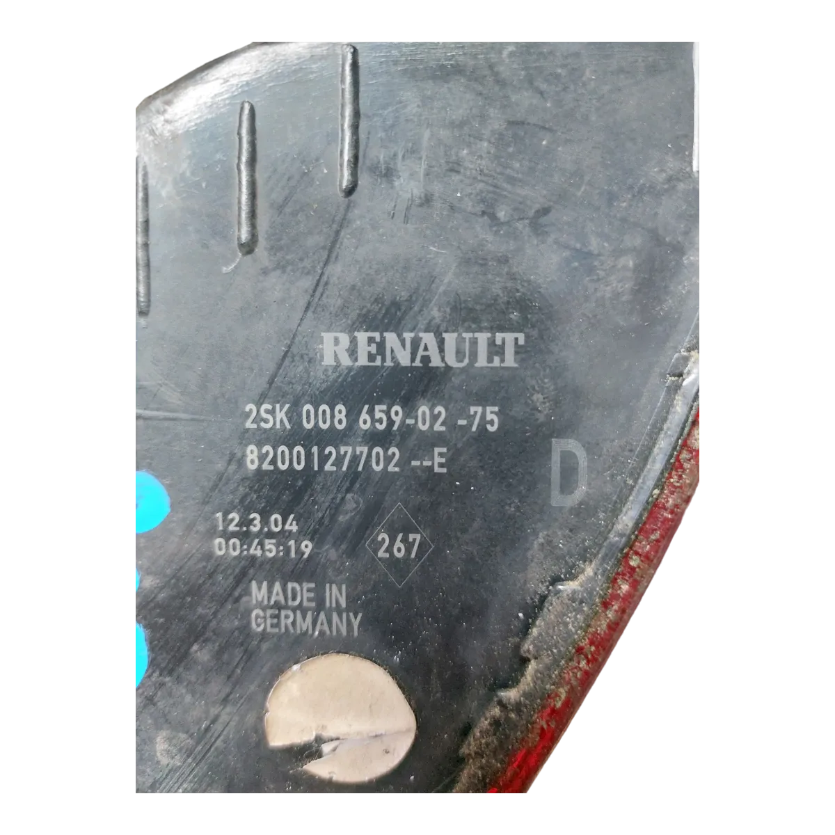 Renault Scenic II 03-06 lampa zadnja desna 8200127702