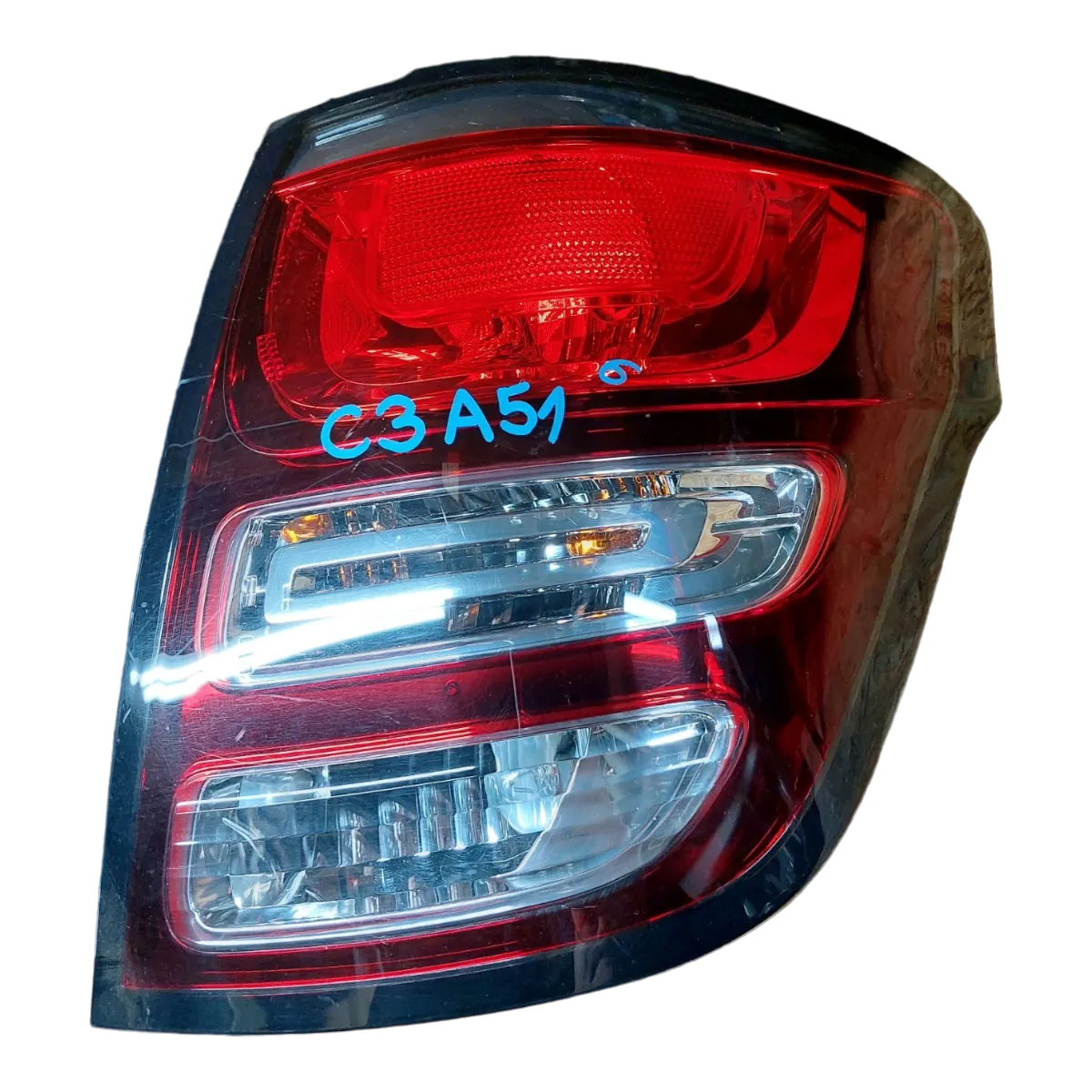 Citroen C3 A51 09-13  lampa zadnja desna vanjska 9683114680