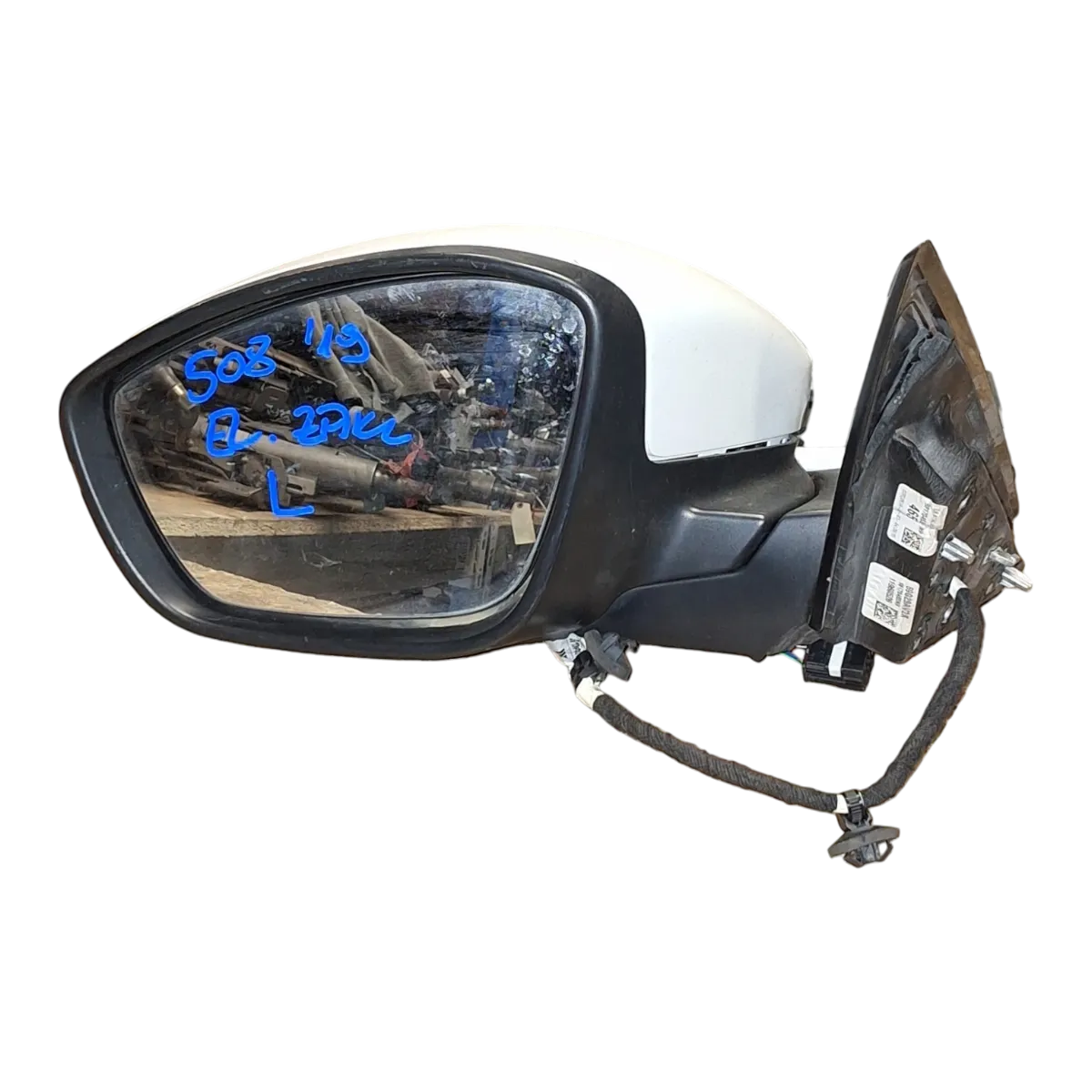 Peugeot 508 R8   18-    retrovizor/ogledalo lijevi  2x jack (2-pina, 8-pinova)    98170465