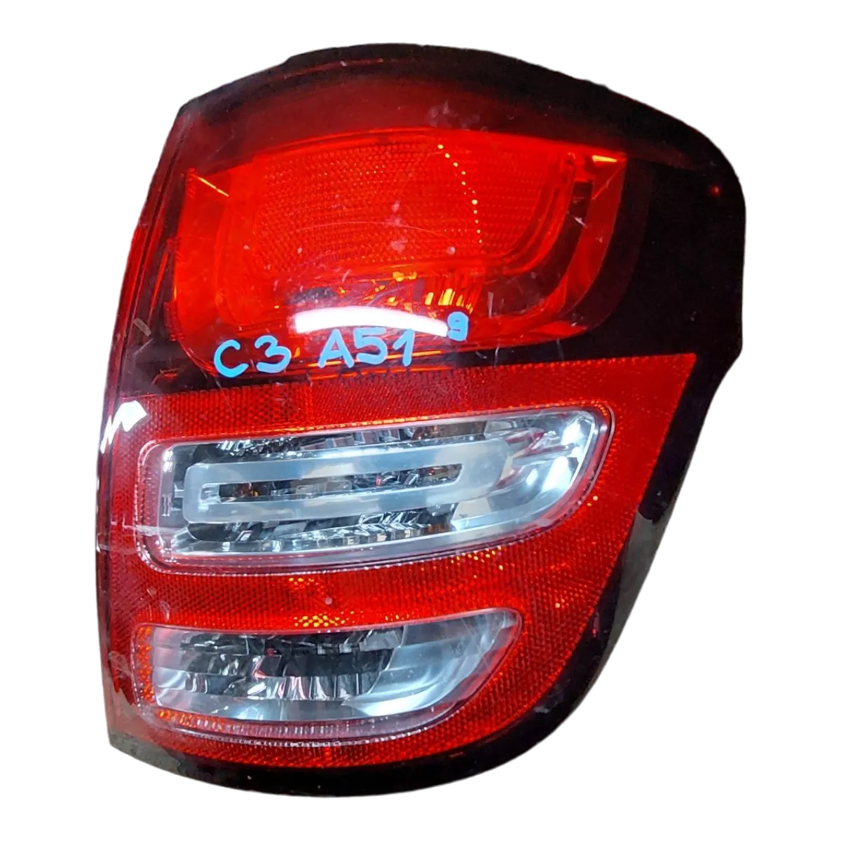 Citroen C3 A51 09-13 lampa zadnja desna vanjska  9673805280