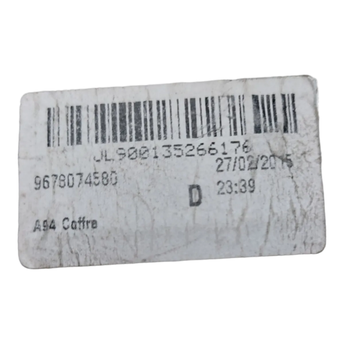 Peugeot 2008 13-16 lampa zadnja desna unutarnja  9678074580