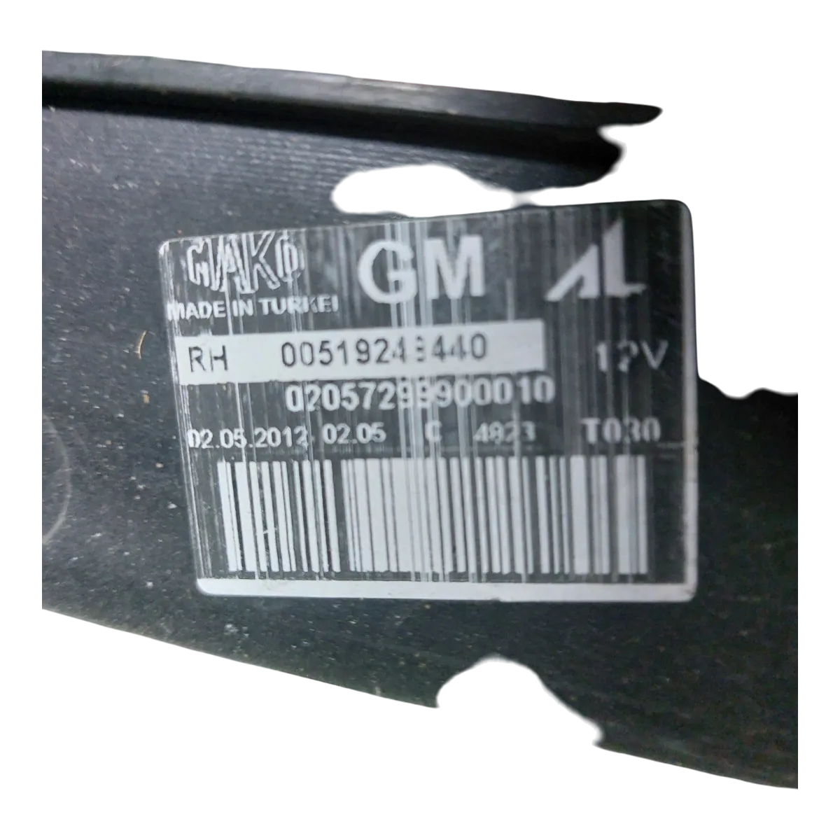 Fiat Doblo III 10- 15   1-djelna vrata lampa zadnja desna  519248440   51830564