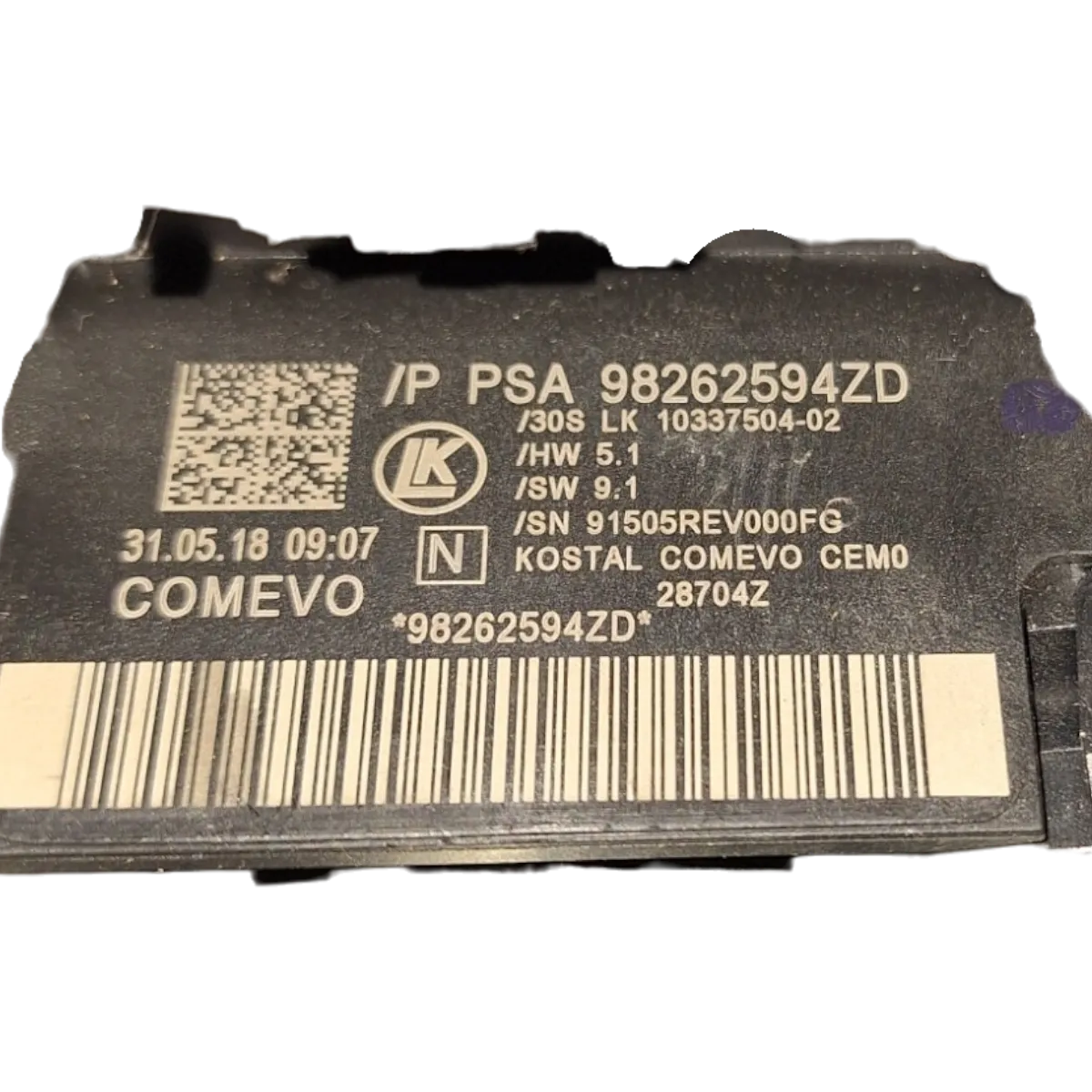 Peugeot 5008 P87  17-   ručice za svjetla / ručice volana     98262594ZD